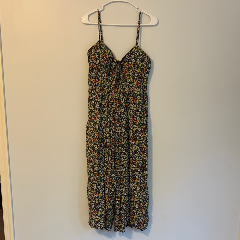 As U Wish Black Floral Maxi Dress